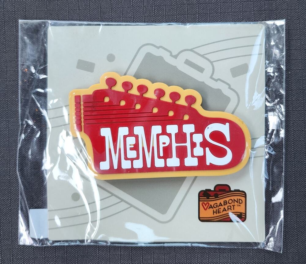 Memphis Guitar Tennessee Fridge Magnet Souvenir Gift